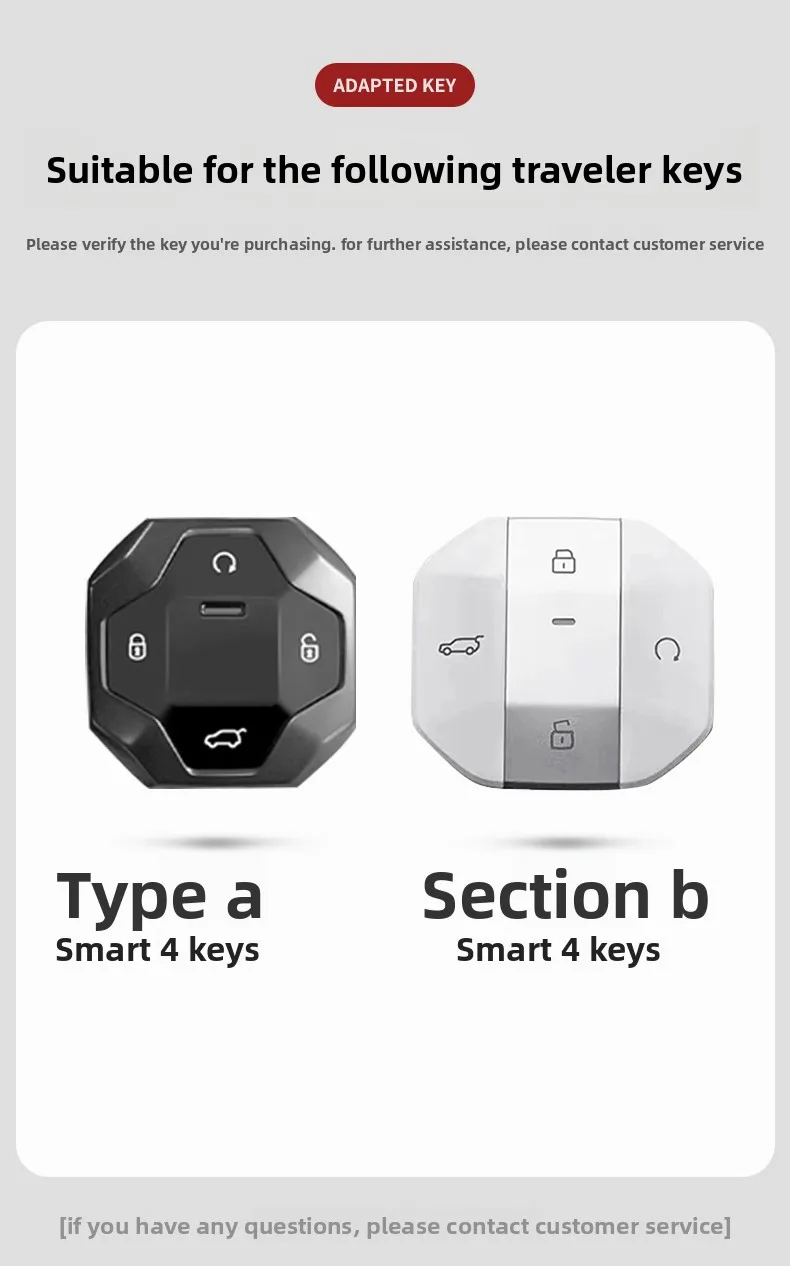 For Jetour Traveler Key Protection Cover Chery Shanhai T2 Freelander T1 Modified Accessories Shell Buckle