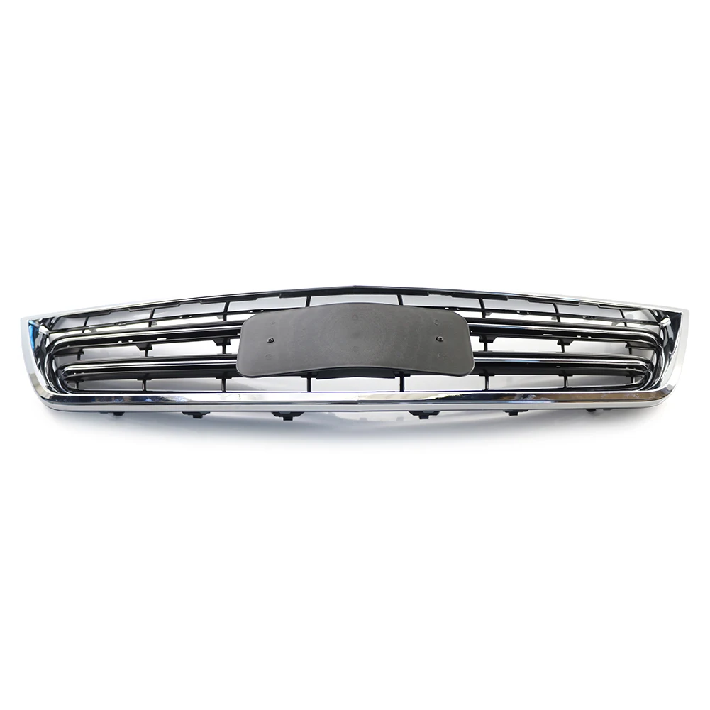 Przedni zderzak samochodowy Grill górny/dolny Grill wyścigowy dla Chevrolet Impala 2014 2015 2016 2017 2018 2019 2020 chrom/czarny