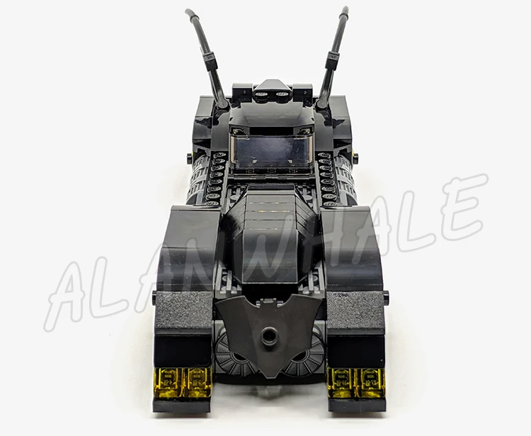 354 sztuk Super Fighter Batmobile samochód Pursuit of The Joker płomień wydechowy 11351 klocki zabawki kompatybilne z modelem