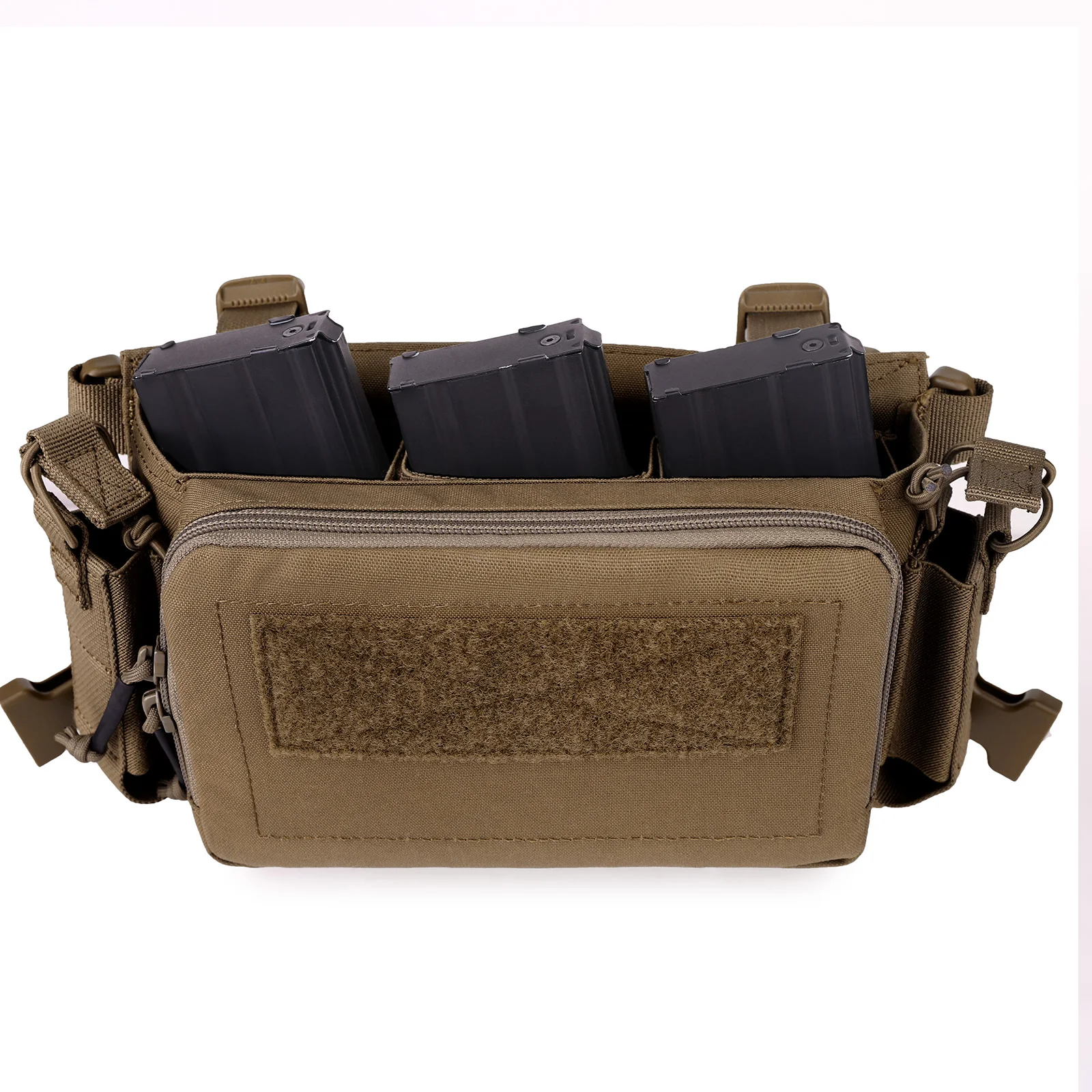 KRYDEX Tactische Elastische 5.56 Triple Mag Insert 7.62 Tijdschrift Pouch Voor D3CR Borst Rig FCPC Plate Carrier Vest Plakkaat Kangoeroe