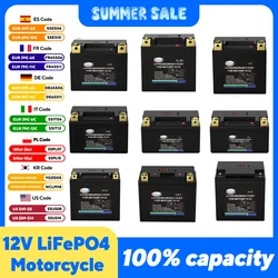 12V Lithium Motorcycle Battery LiFePO4 Built in BMS Maintenance Free for ATV UTV Jet Ski Snowmobile Honda Suzuki Kawasaki Yamaha