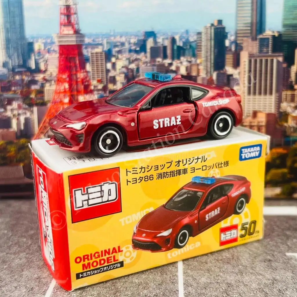 Tomica 50th Anniversary Tomica Shop Takara Tomy Mall Original Toyota 86 Fire Command Truck European Specifications