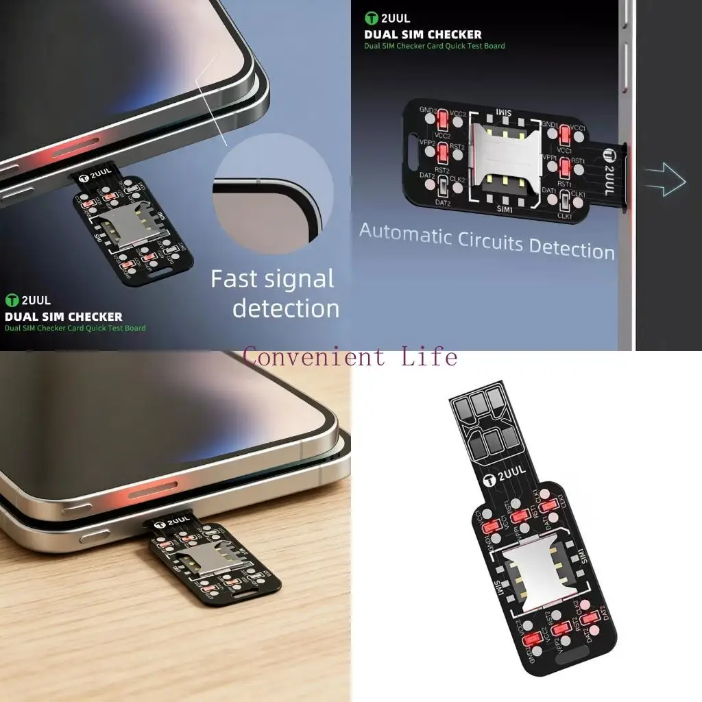 

L1EE Double Slot Phone Card Tester Portable Model Card Analyzers For Quick Signals Detections And Efficient Repair