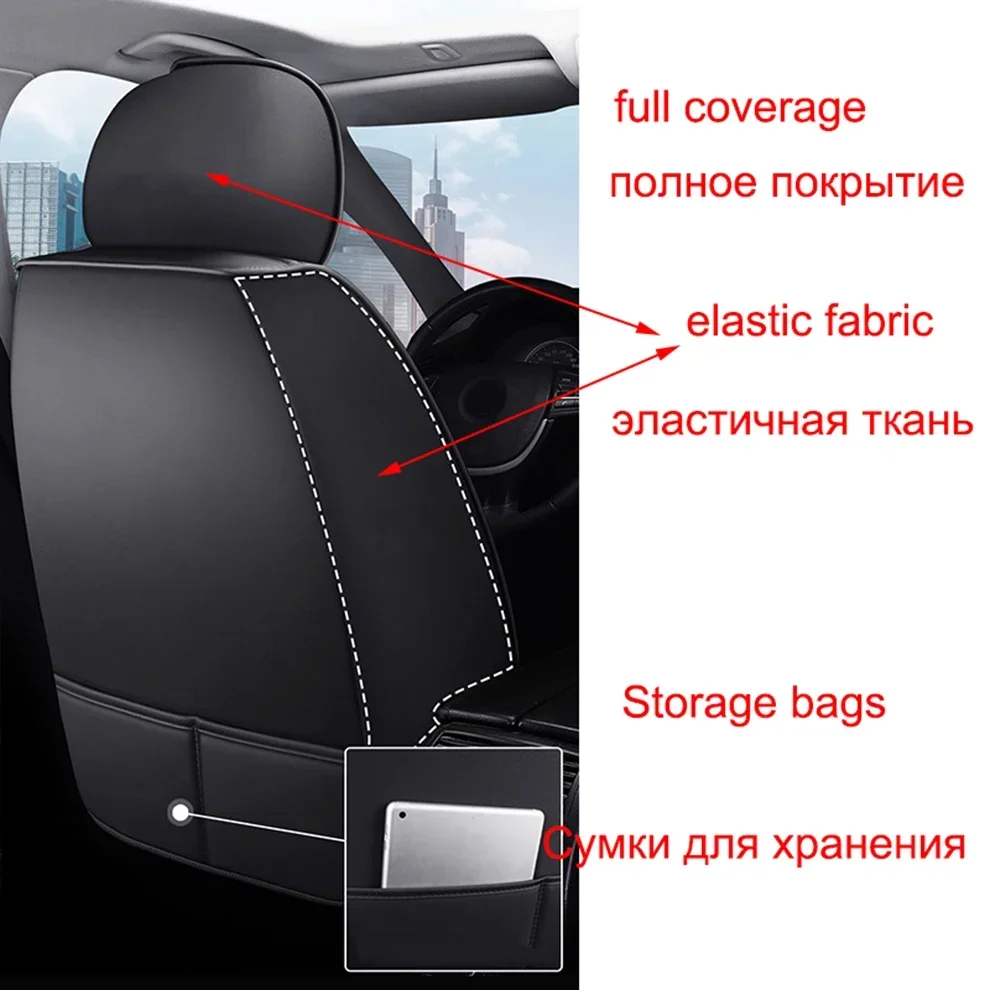 Universal Style Full Coverage Car Seat Cover for AUDI All car models A3 Sportback A1 A4 A5 A6 A6L A7 A8 A8L Car Accessories