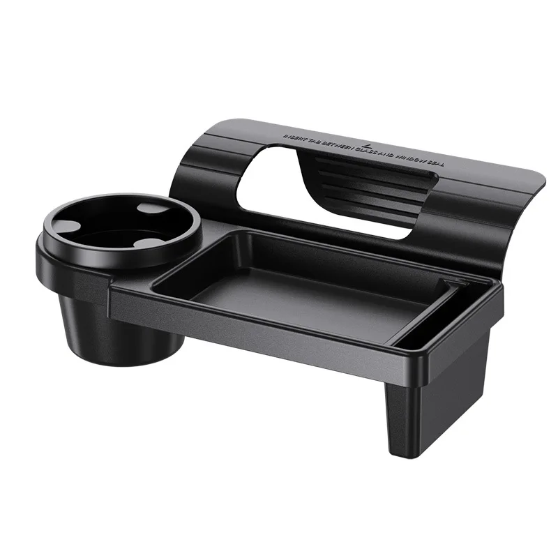 1pc Multifunctional Car Organizer Box With Cup Holder Drink Holder Side Door Window Phone Slot Hanging Storage Rack For Vehicle