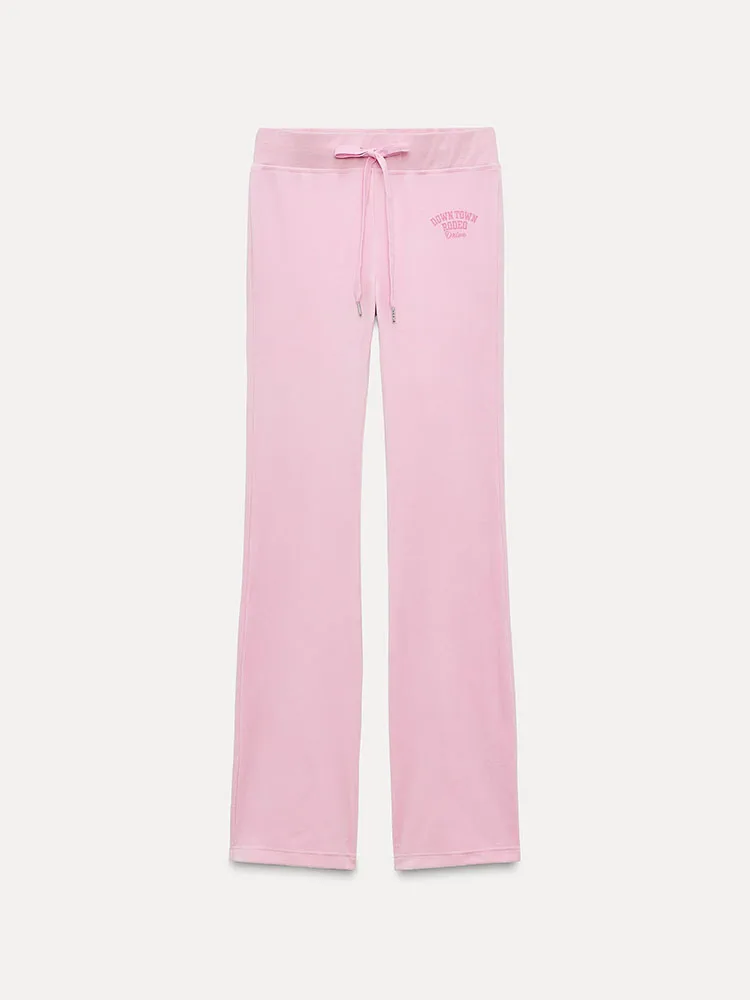 

Новое весеннее поступление, женская длинная верхняя одежда Sve Jaet, бархатные брюки с принтом, модный комплект из двух предметов на молнии