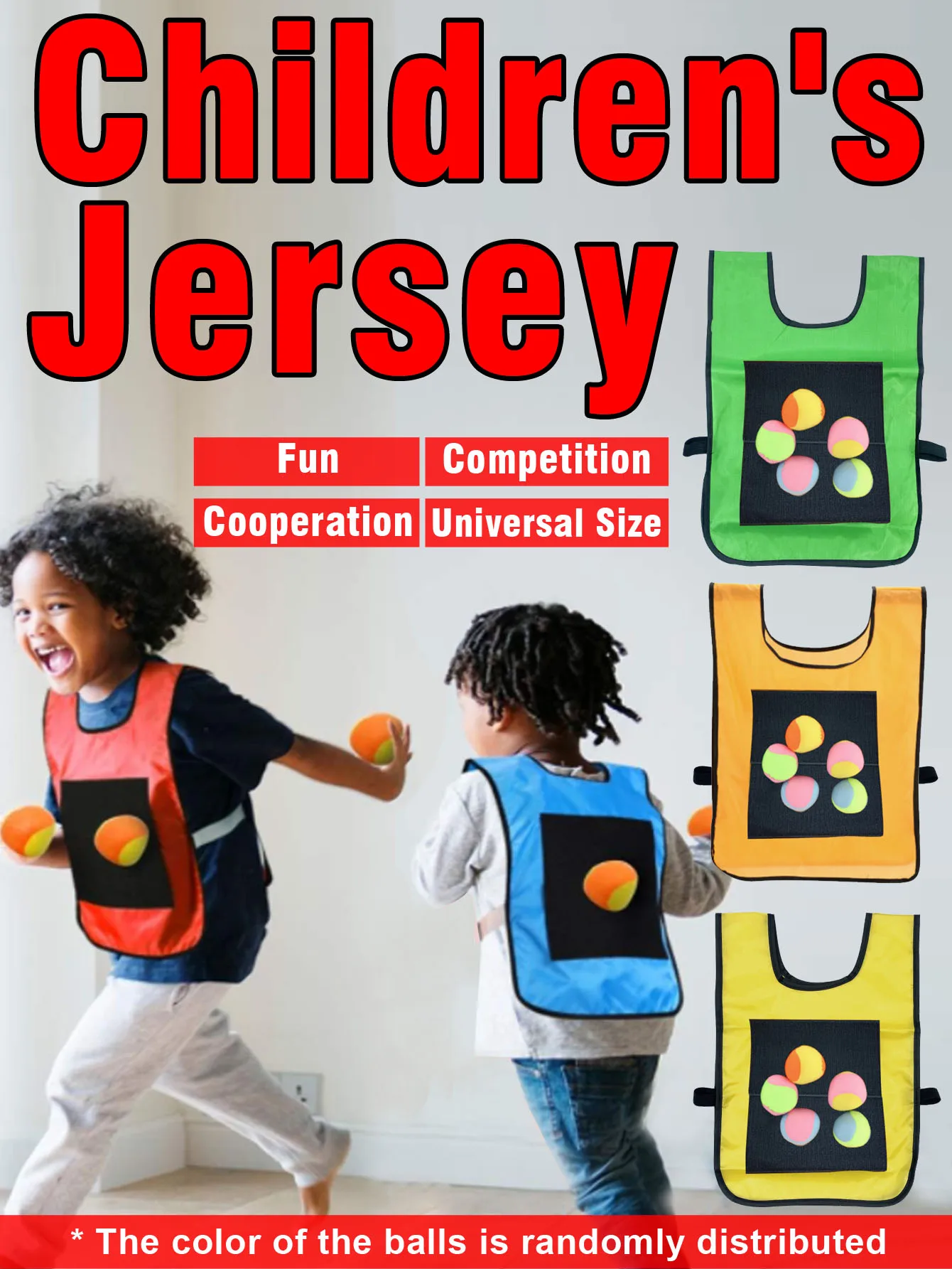 Juguete para deportes al aire libre, chaleco adhesivo de juego de pelota Dodge, Jersey, accesorios de tela, tiro, captura de pelotas de forro polar suave, seguro para niños, adolescentes y adultos