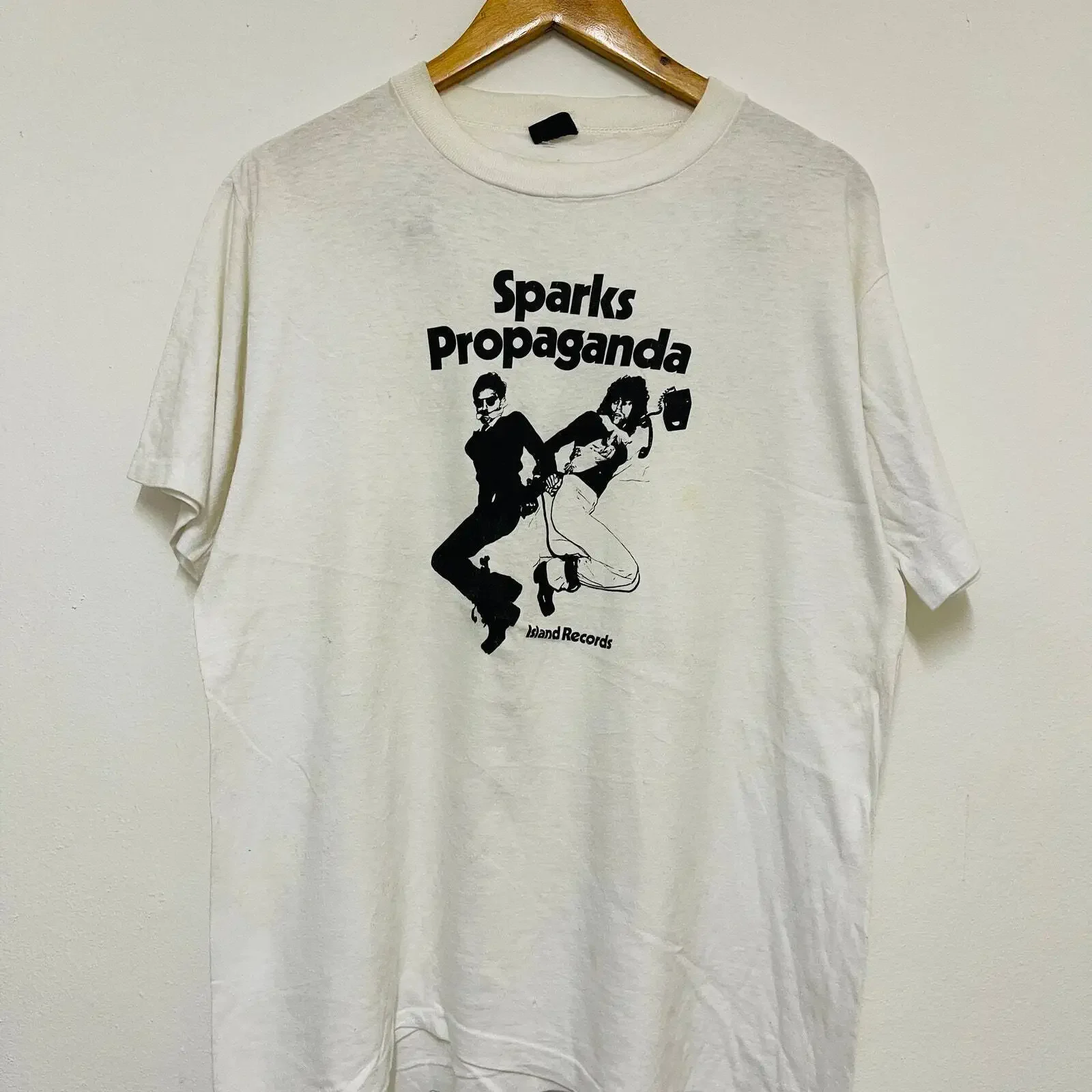 Vintage 70s Sparks Band “ Propaganda 1974 Island Records Power Pop Band T-Shirt