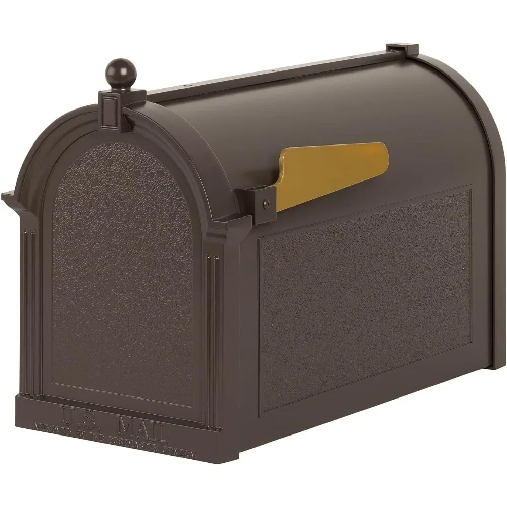 Whitehall Capitol Mailbox - Extra Large Bronze Design for Enhanced Curb Appeal