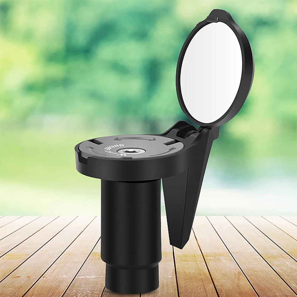 2 Pcs Bar End Rear View Mirror 360°Rotable Road Bike Bar End Mirror Convex Lens Bicycle Rearview Mirror for Mountain Road Bikes