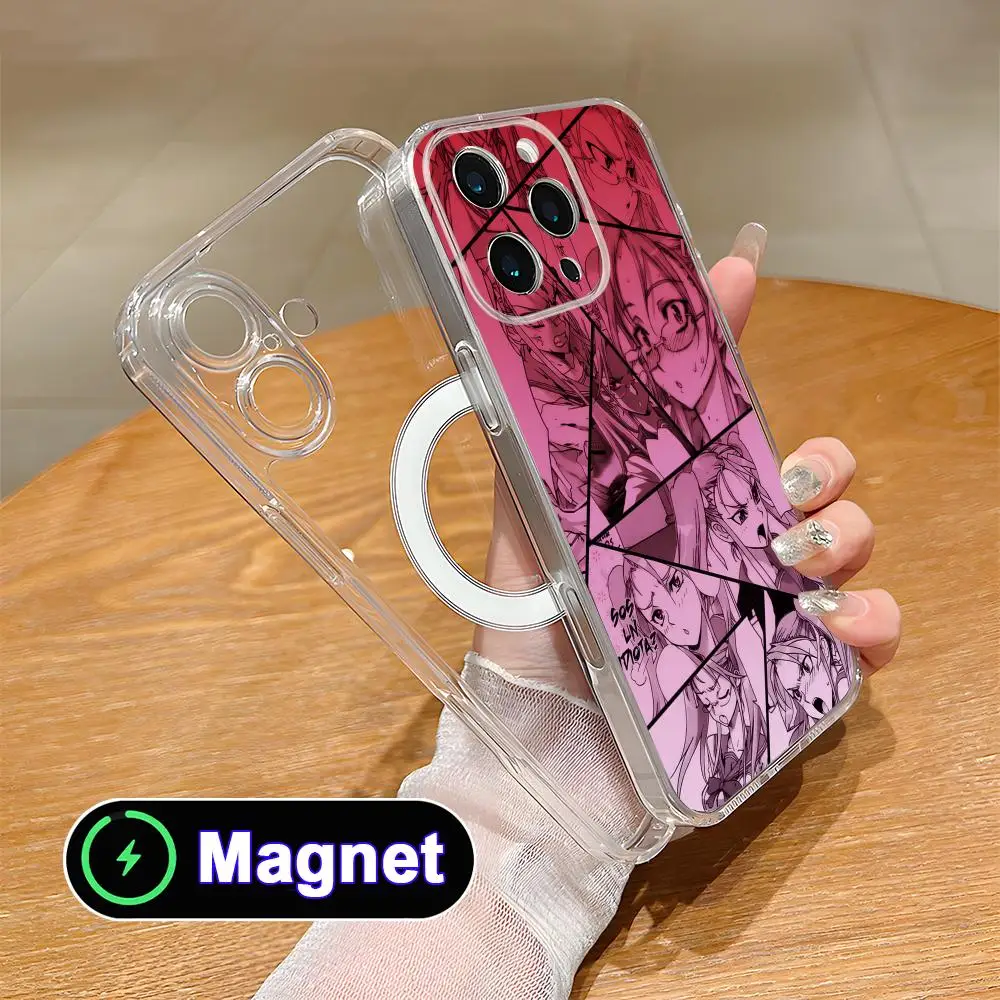 

Highschool Takagi Saya Phone Case for iPhone 17 16 15 14 13 12 11 Air Pro Max Plus Mini Soft TPU Clear Magsafe Cover