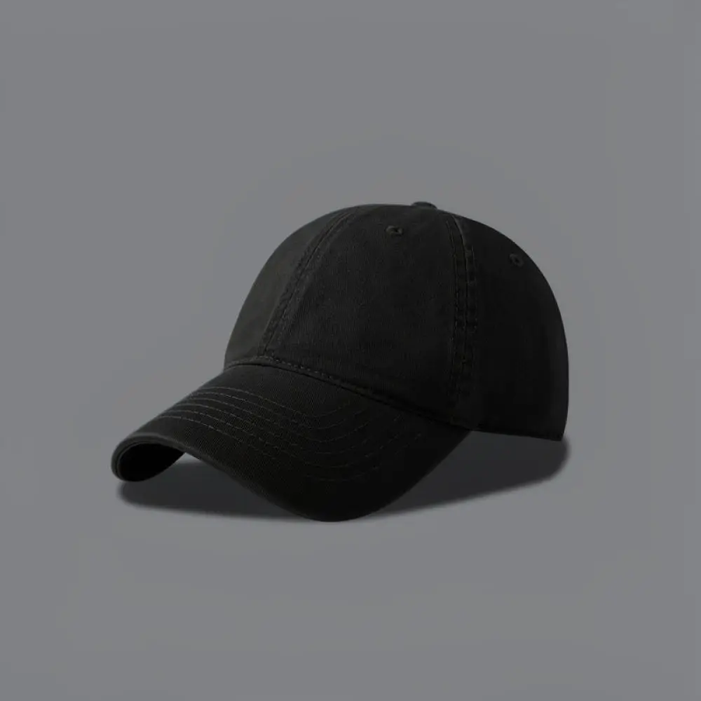 Gorra de béisbol unisex ajustable, de algodón, con parte superior suave, visera curva, transpirable, ideal para deportes, de estilo casual y elegante, y con un diseño minimalista.