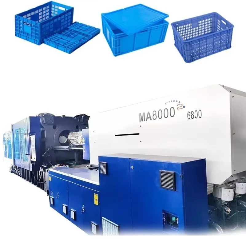 Industrial 800 Ton Injection Molding Machine Plastic Forming Heavy Duty Screw Components Custom