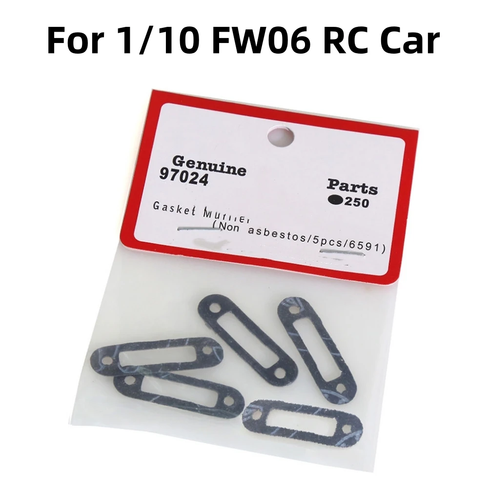 Joint de silencieux de moteur pour accessoires de voiture modèle RC, pièces de voiture RC, joint de tuyau d'accès, tampon argenté de moteur pour voiture 1/10 FW06 RC