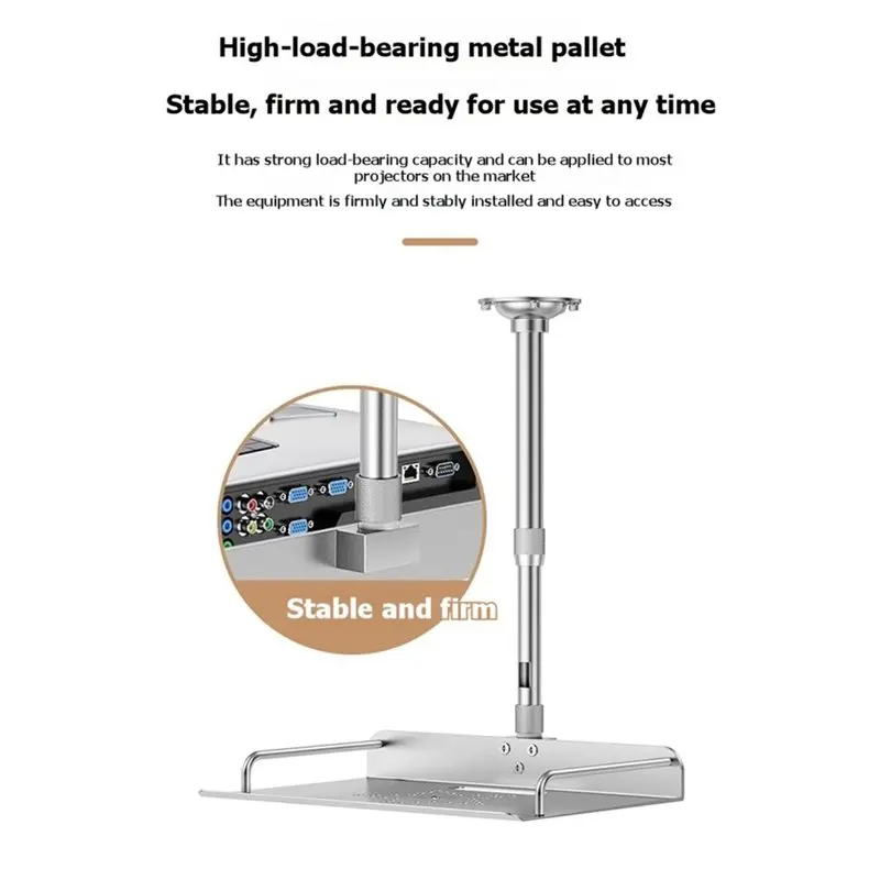 Best-Ceiling Mount With Adjustable Height Tray For Projector/Camera Holder Shelf Ceiling Mount