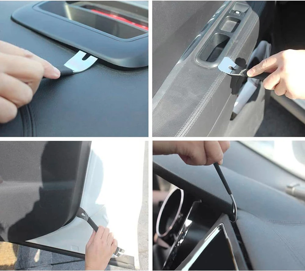 Imagem -05 - Car Interior Clipe Painel Guarnição Remoção Tool Pry Plate Conversão Instalação Tool Aço Inoxidável