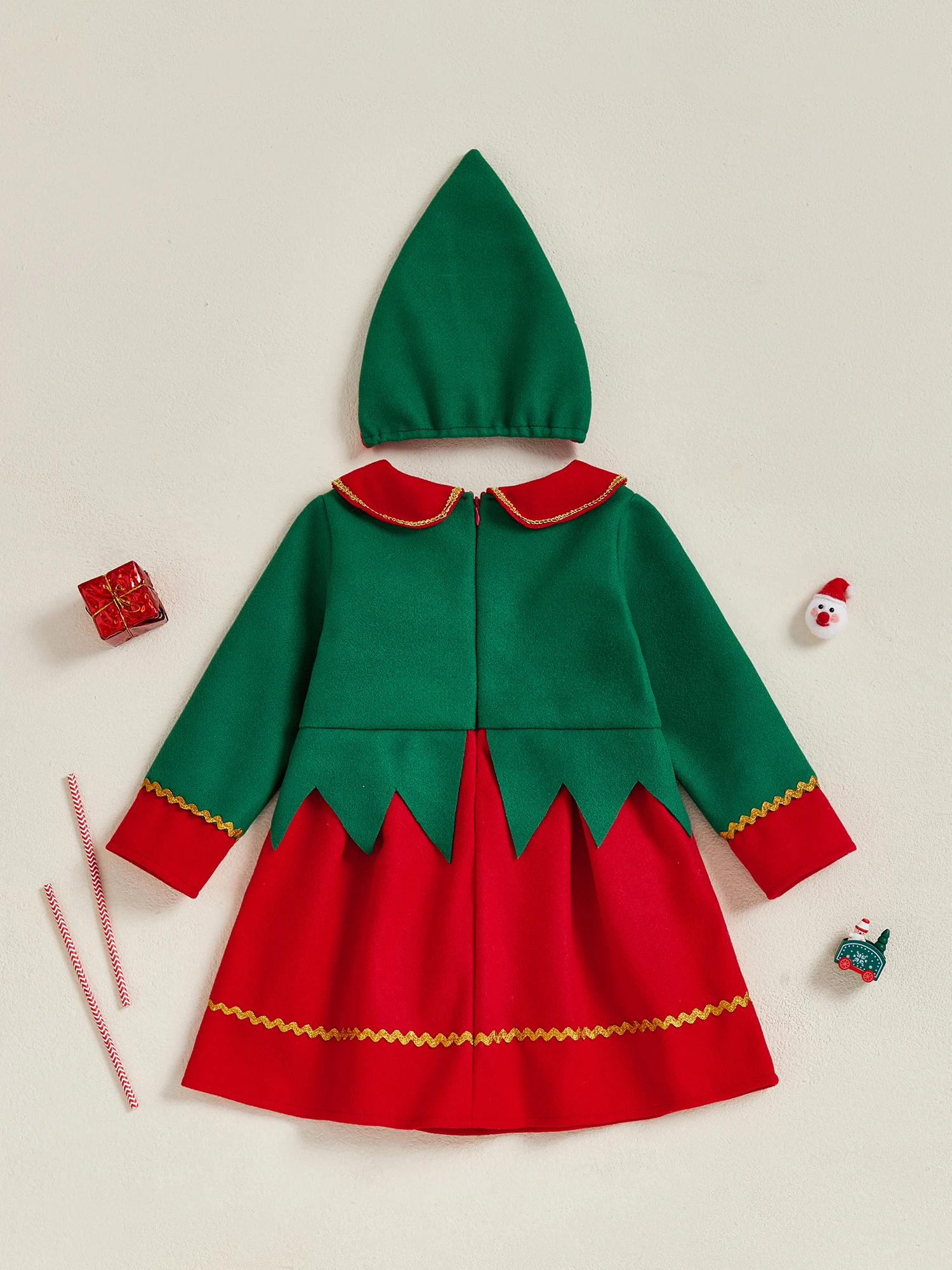 

Костюм Санта-Клауса для маленьких мальчиков, клетчатая рубашка на пуговицах с длинными рукавами, брюки, шляпа, рождественский наряд из трех предметов для малышей