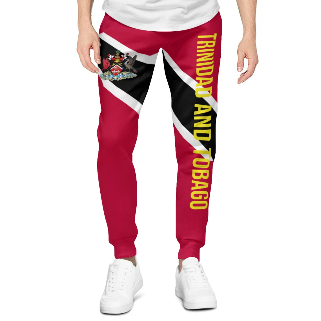 Trinidad and Tobago Flag Mens Sweatpants with Pockets Joggers for Men Sports Casual Sweat Pants With Drawstring