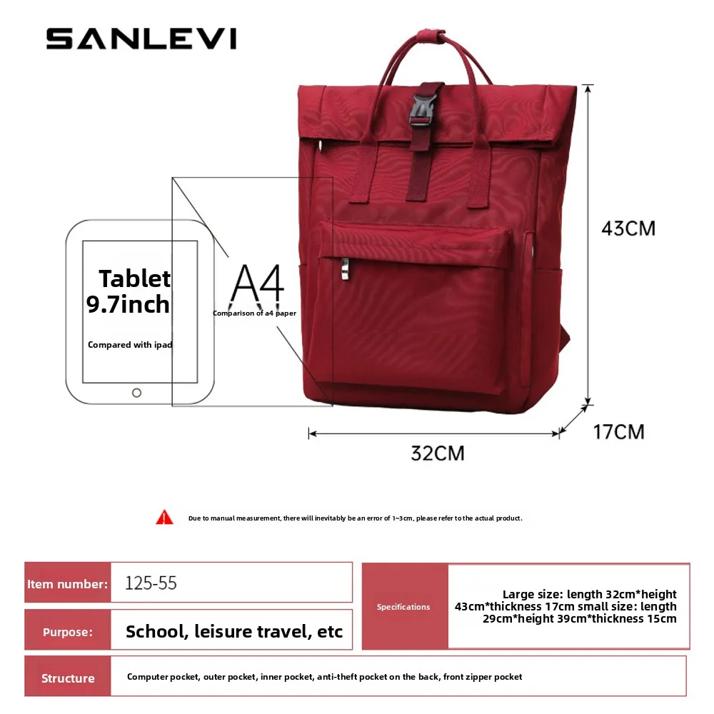 Schooltas Vrouwelijke Student Grote Capaciteit Rugzak 2024 Nieuwe Niche Notebook 14 Inch Computertas Meisjes Rugzak
