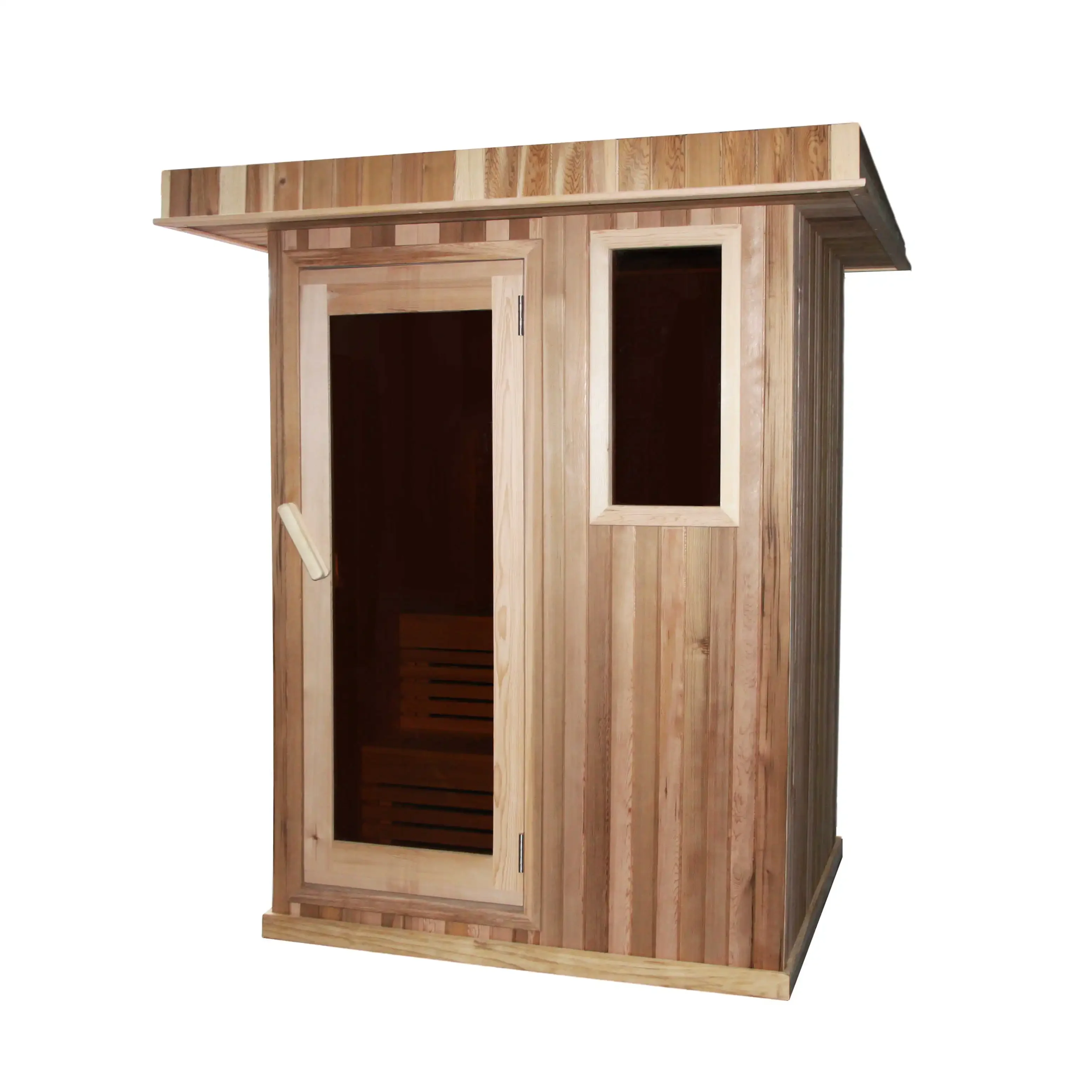 

【Best-selling】Very Popular Cedar Barrel Sauna Outdoor Sauna Room for Easy to Assemble Dry Sauna Bath Room With Electric Heater
