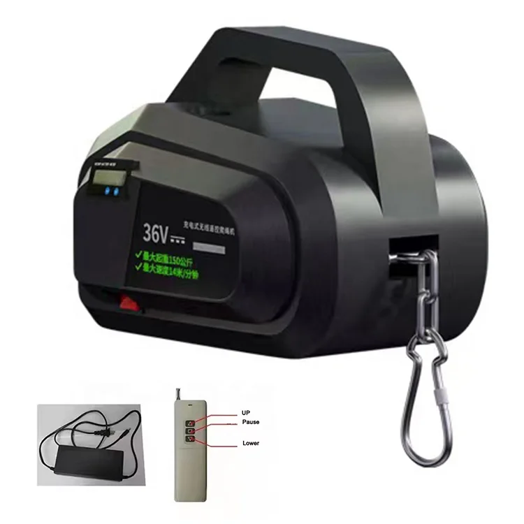 เครื่องปีนเชือกแบบพกพา รุ่นใหม่ ใช้แบตเตอรี่ลิเธียม 36 โวลต์