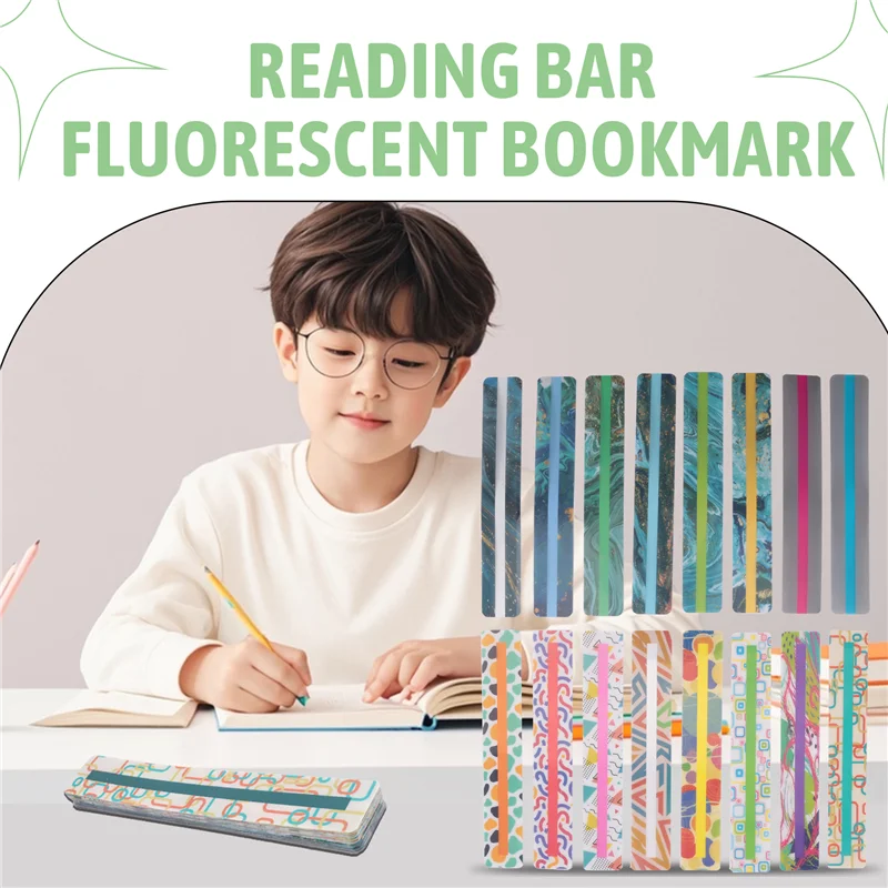 

32Pcs Guided Reading Strips For Kids, Dyslexia Reading Strips Highlighter Dyslexia Reading Rulers Highlight Bookmarks