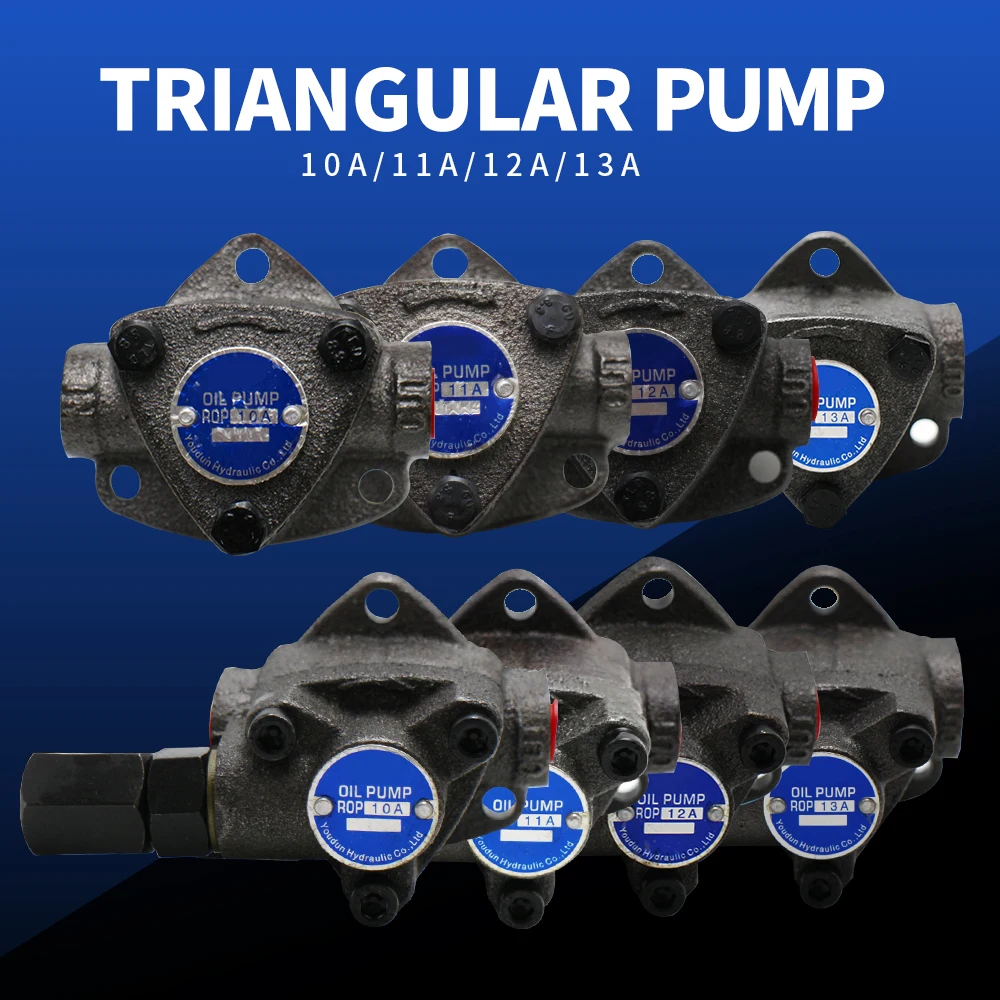 Pump Triangular Top-10A Rop-11A 12A 13A for Viscous Liquids Oil Gear Hydraulic Lubricant Pump Low Pressure Triangular Cycloid