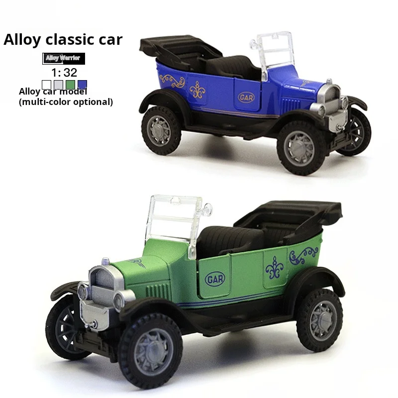 

1:32 Alloy Classic Car Model Childrens Toy Car Ornaments Pull-Back Car Model Boy Toy Die-Cast Educational Toy
