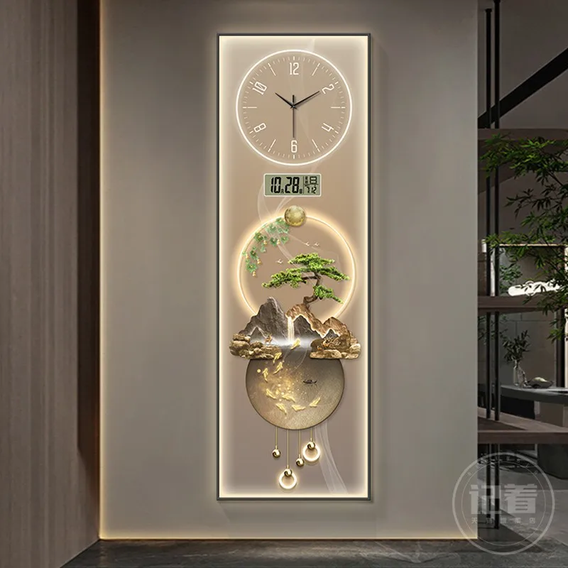 Welcome Song Electronic Clock Home Decoration Entrance Hall Living Room Bedroom Entrance Hall Corridor Staircase Mural Light
