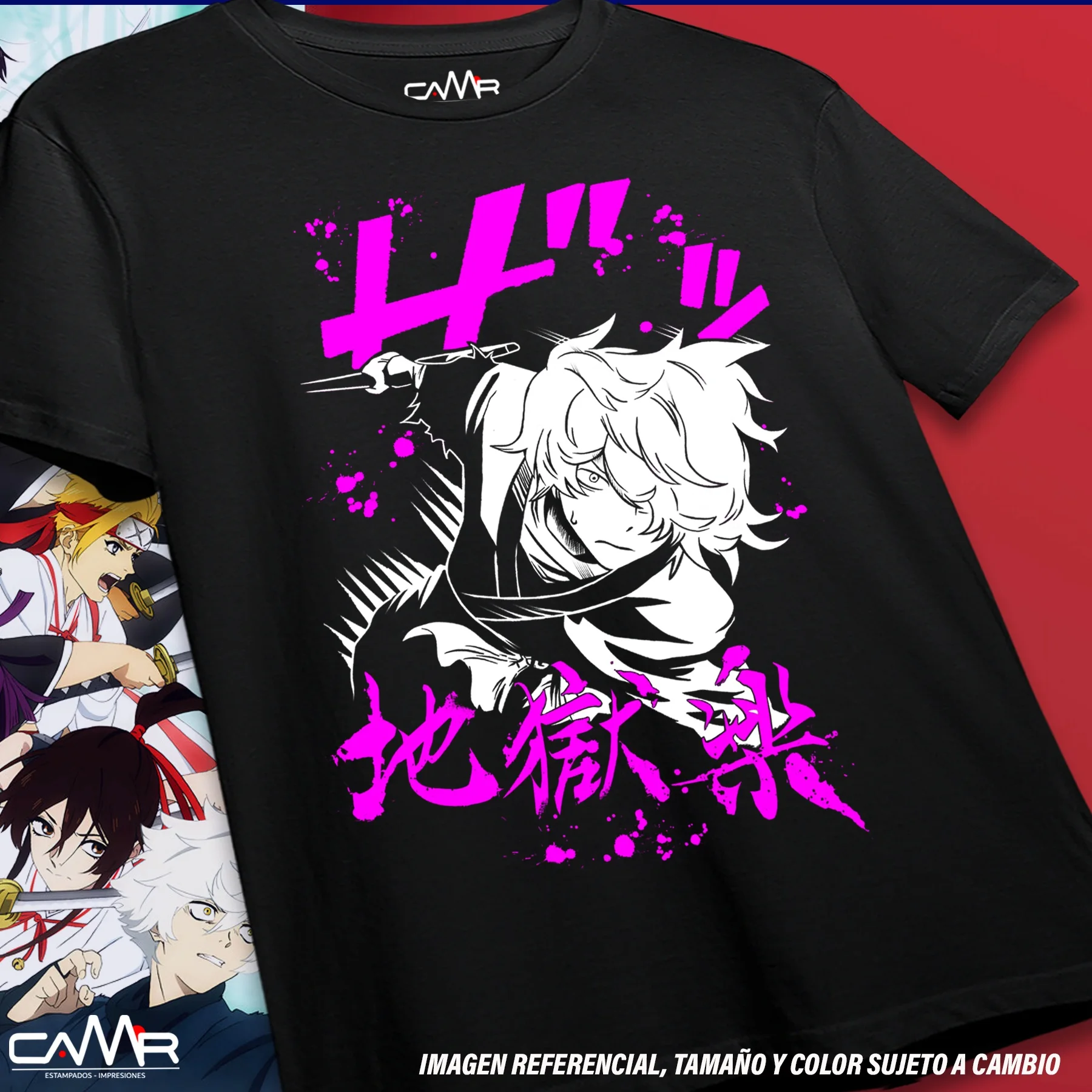 Hell's Paradise: Jigokuraku Gabimaru Camiseta unisex Camiseta suave