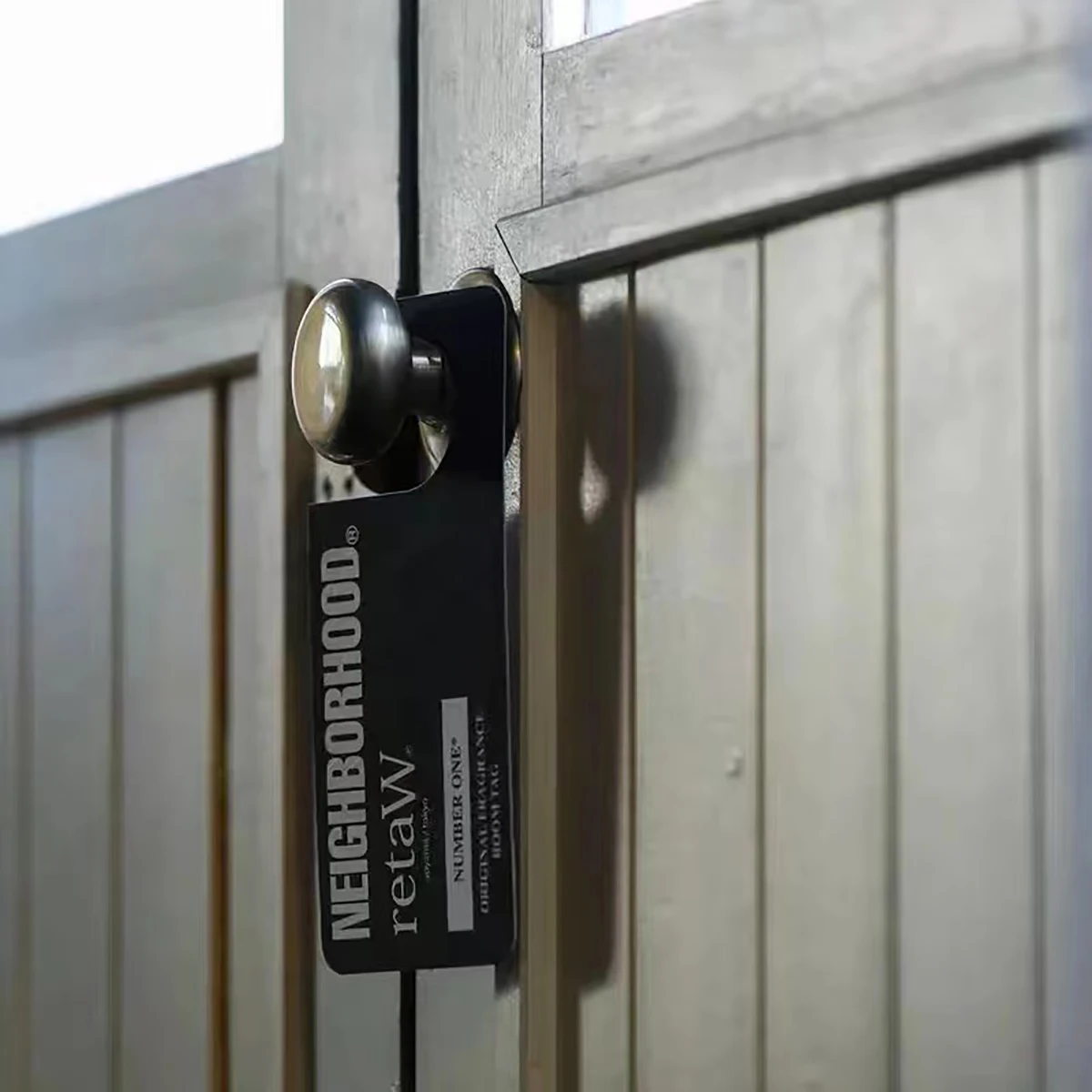 

NBHD Black Japanese Style Door Tag Acrylic Tuber Do Not Touch The Hotel Do Not Disturb Meeting Decoration