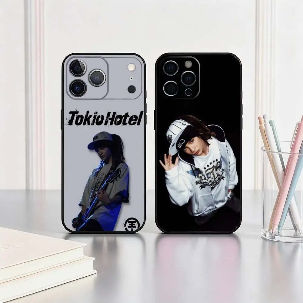 Bill Tom Kaulitz Tokio H-Hotel  Phone Case For iPhone 17, 16,15,14,13,12,11 Plus,Pro Max, Others Soft Black Cover Gift