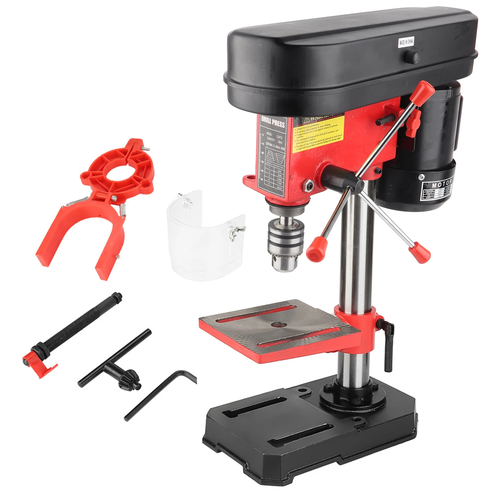 

350W 5 Speed 50mm Mini Bench Drill Press Stand Workbench Mounted
