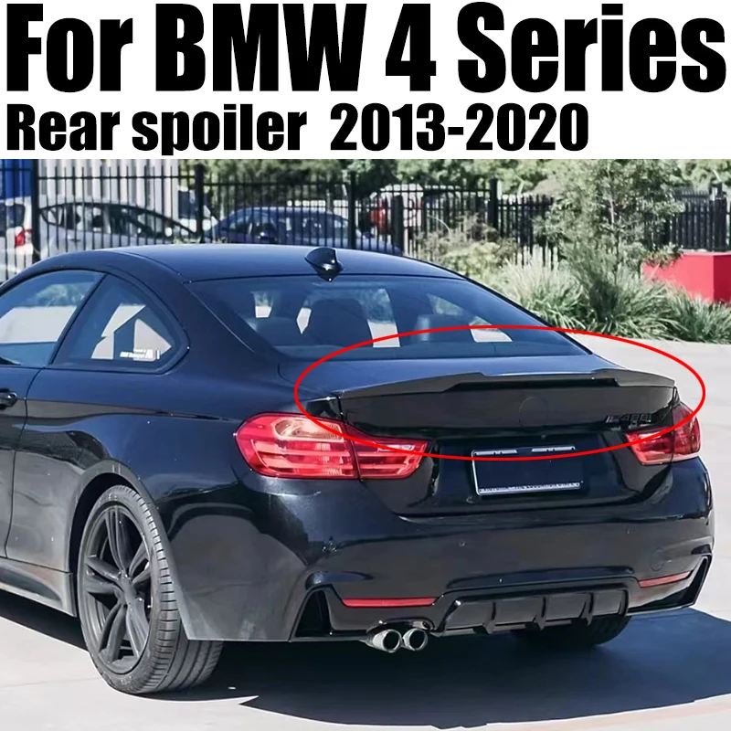 

For to BMW 4 Series F32 440i 2013-2020 M4 carbon fiber car modification parts, rear trunk lid spoiler