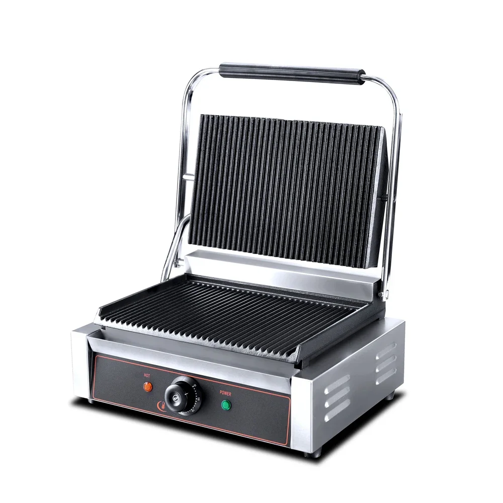 Hot Sale Commercial Electric Contact Grill Sandwich and Beef Toasting Machine