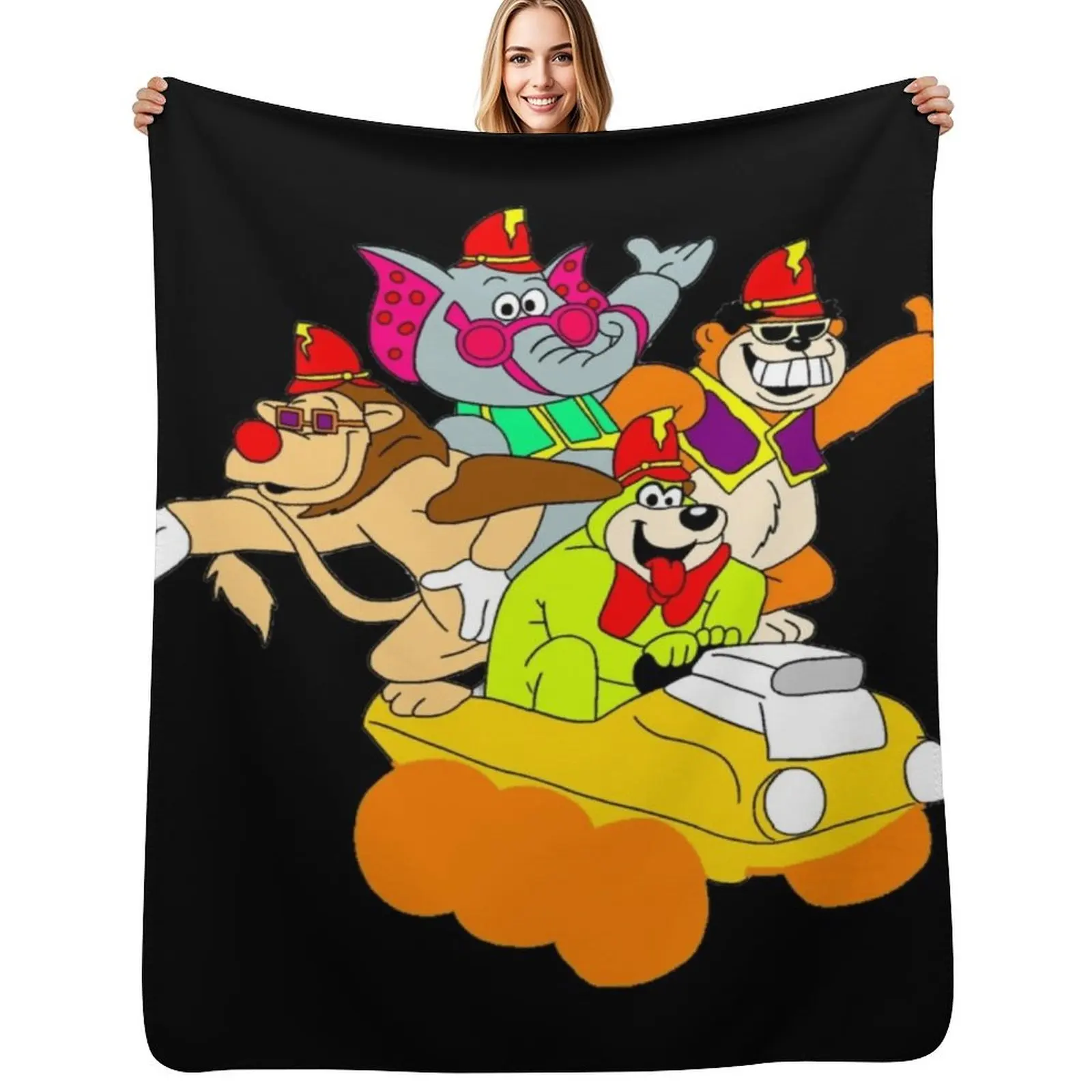 

The Banana Splits Throw Blanket Decorative Throw Single halloween Flannel Fabric Blankets