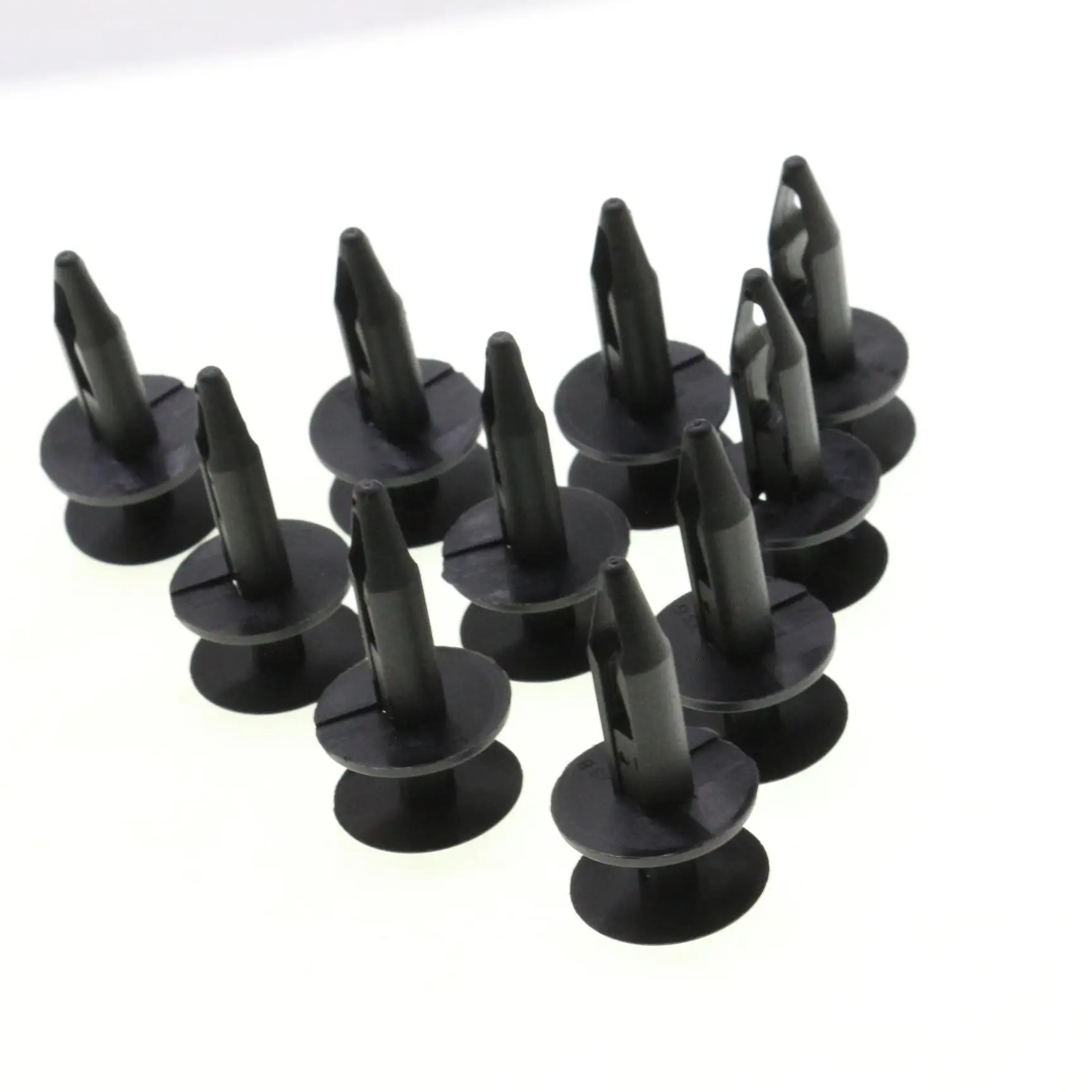 

10 Pcs Bumper Fascia Panel Retainer Clips Push-Type Compatible With GM Saturn 1996 On Black Nylon Fastener 21095797 11519807
