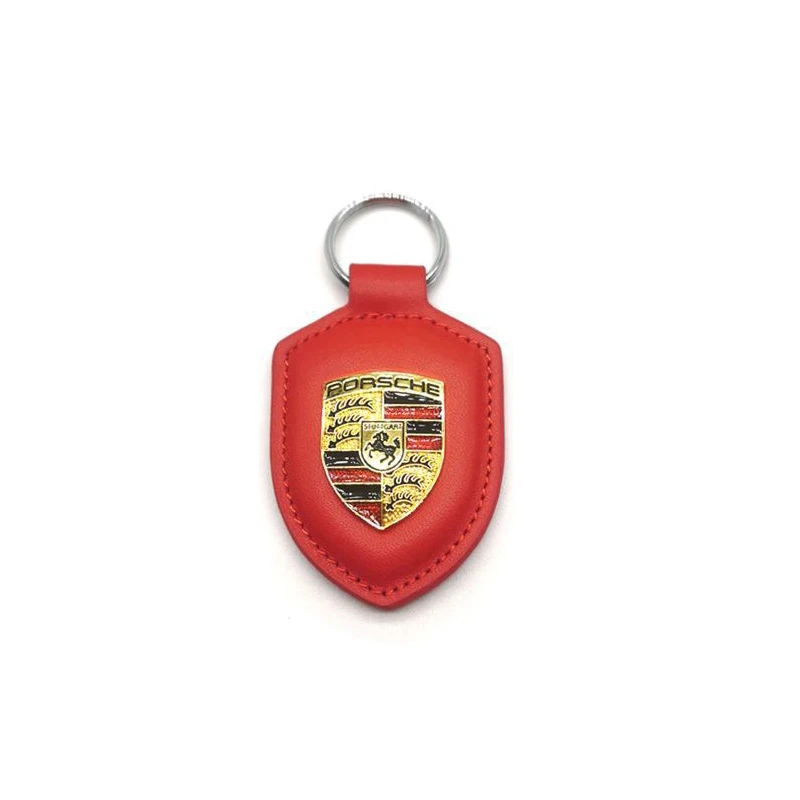 Portachiavi per auto in pelle PU per Boxster Cayman Cayenne 911 Macan Panamera Accessori Car Styling