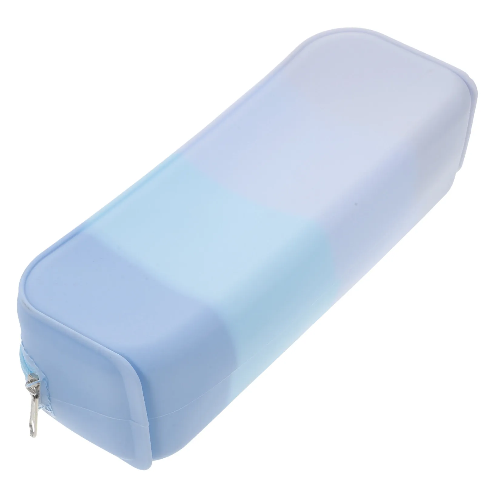 Candy Color Pencil Bag Aesthetic Cute Silicone Pencil Case for Large Capacity Stationery Organizer Portable Durable Easy