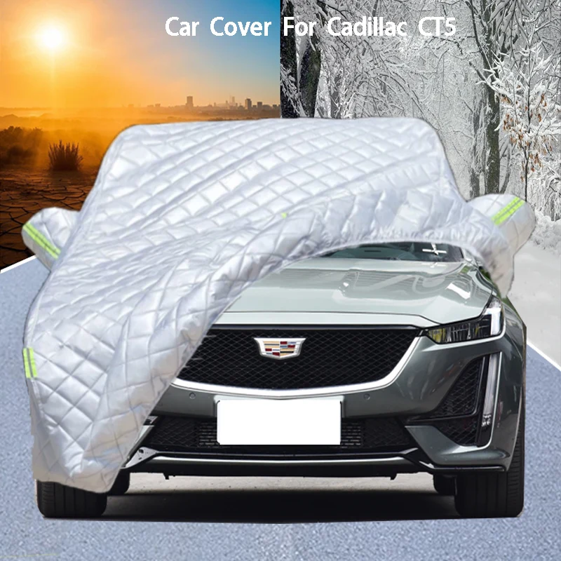 

Для автомобильного чехла Cadillac CT5 обеспечивает защита от града, защита от царапин, предотвращает отслаивание краски. Устойчивость к дождю и снегу.