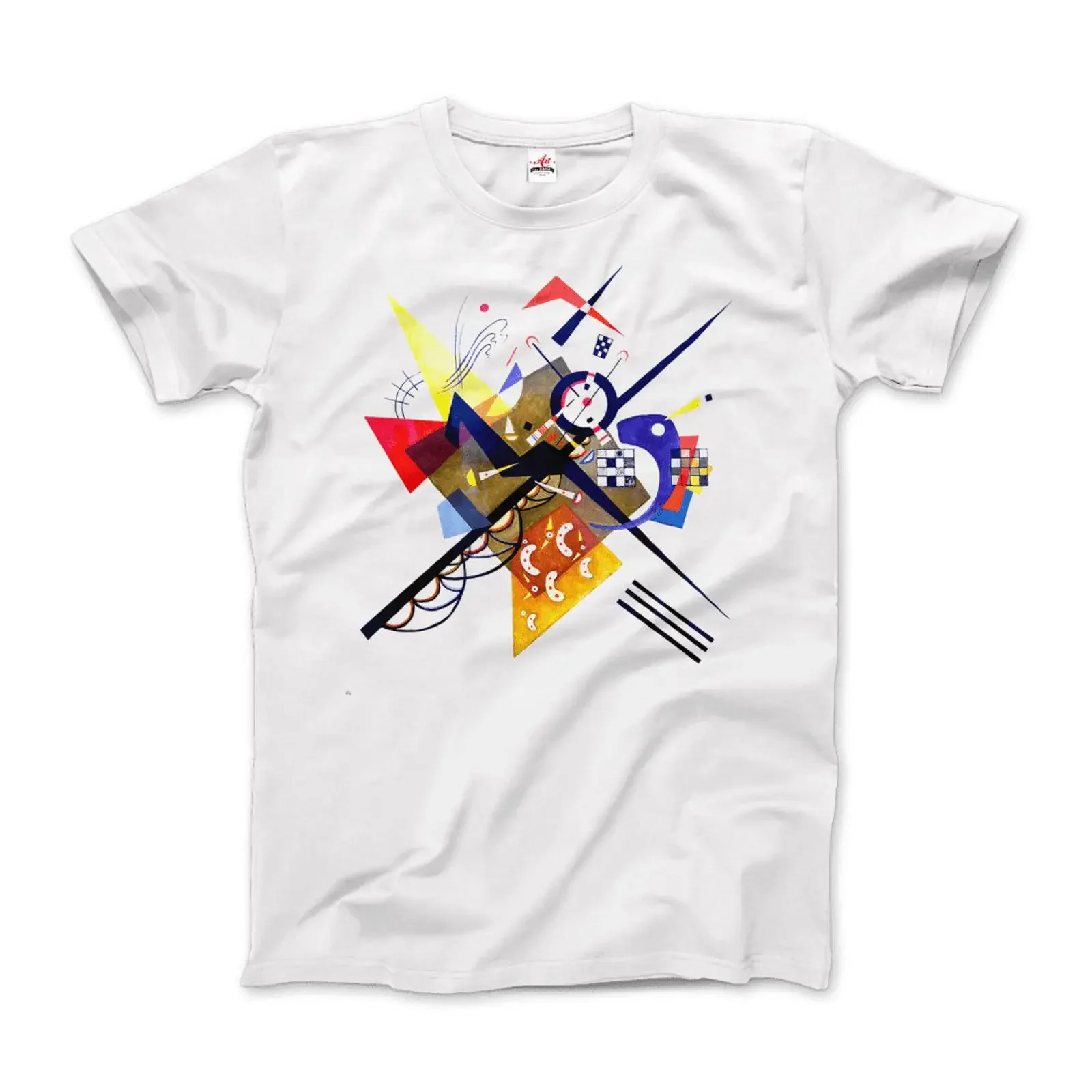 Wassily Kandinsky On White Ii Auf Weiss 1923 Artwork T Shirt vintage Washed Breathable streetwear Soft Casual graphic
