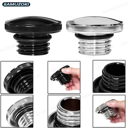 Motorcycle Retro Style Vented Fuel Tank Cap CNC Oil Cap Fuel Gas Tank Cover For Harley Sportster Dyna Softail Touring Road King