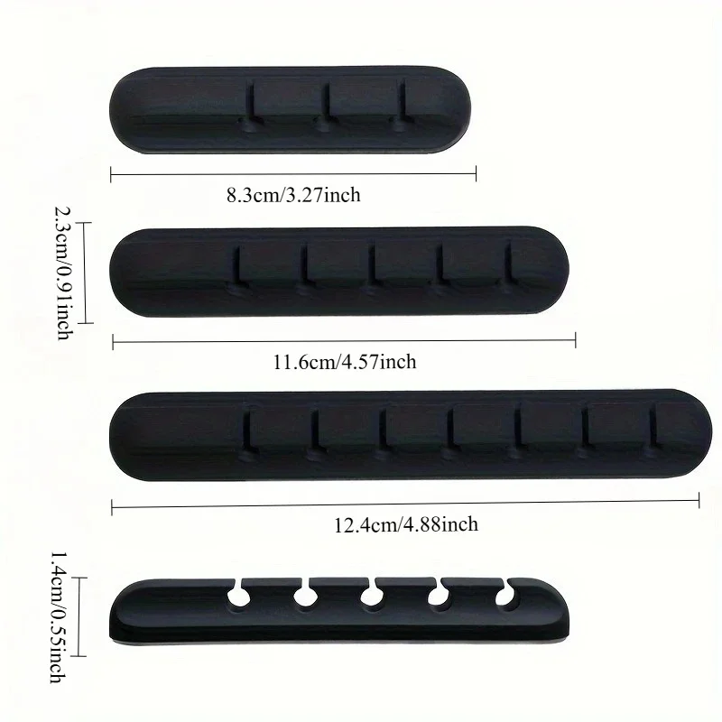 Self-adhesive Power Cord Clip - Organize Your Desk with This Desktop Data Cable Manager image 3