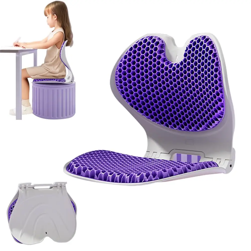 

Ergonomic Petal Lumbar Support Cushion Waist Cushion Sedentary Portable Lumbar Support Posture Corrector Chair For Home Office