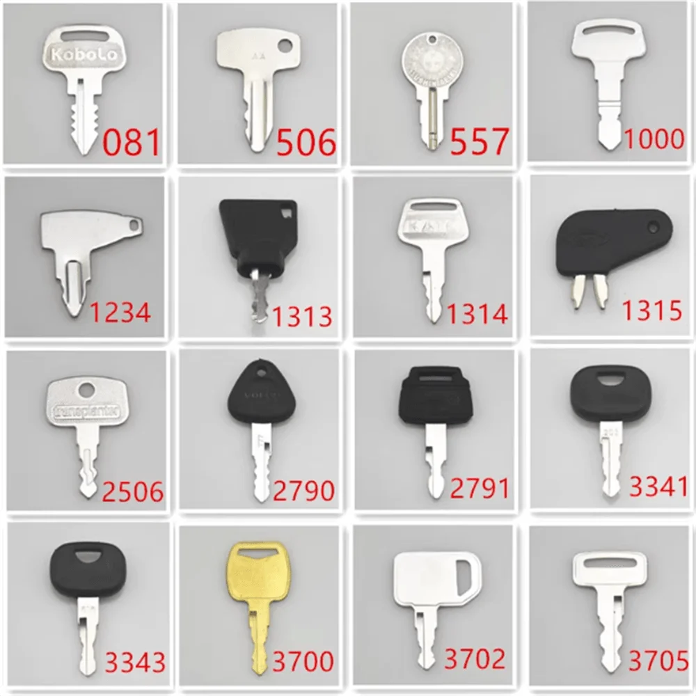 

2pcs Forklift excavator2790-777harvester1314rice transplanter keys have already been cut with the correct grooves 3341-202 1313
