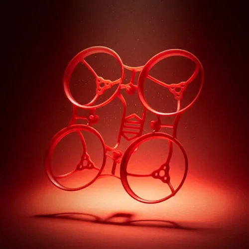 Imagen 2 del producto NewBeeDrone X weBLEEDfpv Cockroach 65mm LiteAF Marco ROJO LiteAF Marco Negro/Blanco