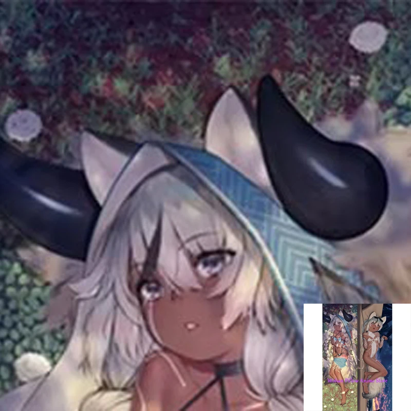 

Dakimakura Anime Pillow Cover Honiahaka Double Sided Print Life-size Halloween Christmas Decoration
