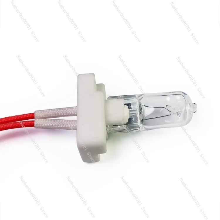 High-temperature ceramic halogen lamps with wires for ovens Air fryers Explosion-proof 300°C bulbs