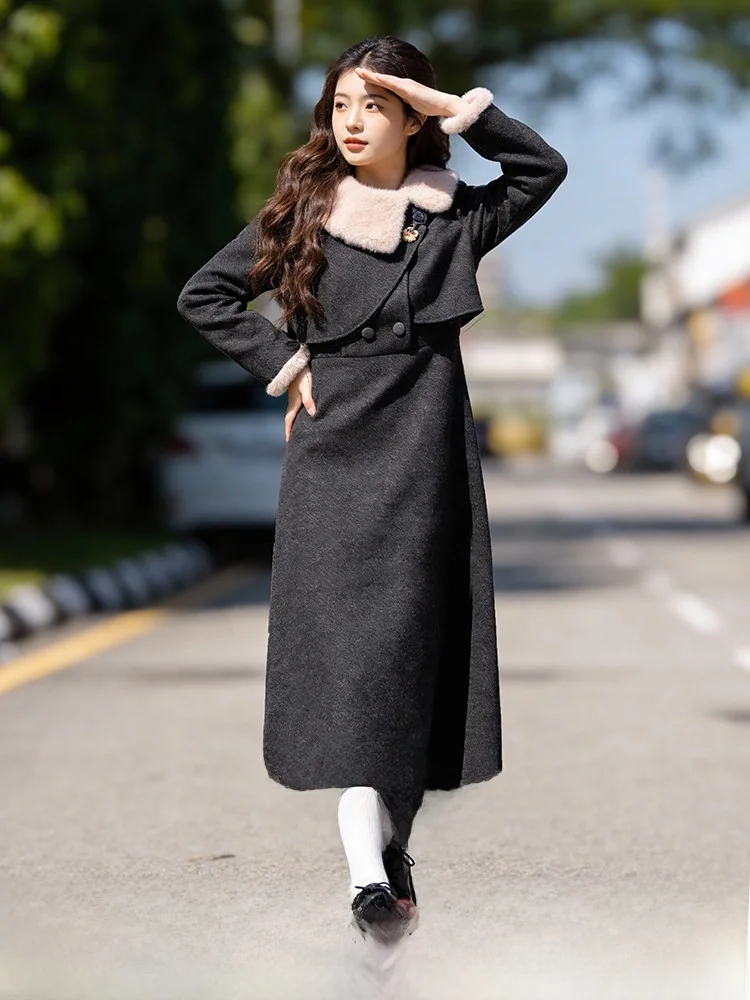 

Новое женское платье больших размеров в винтажном стиле с отложным воротником, приталенное, для весны, для официальных и повседневных мероприятий