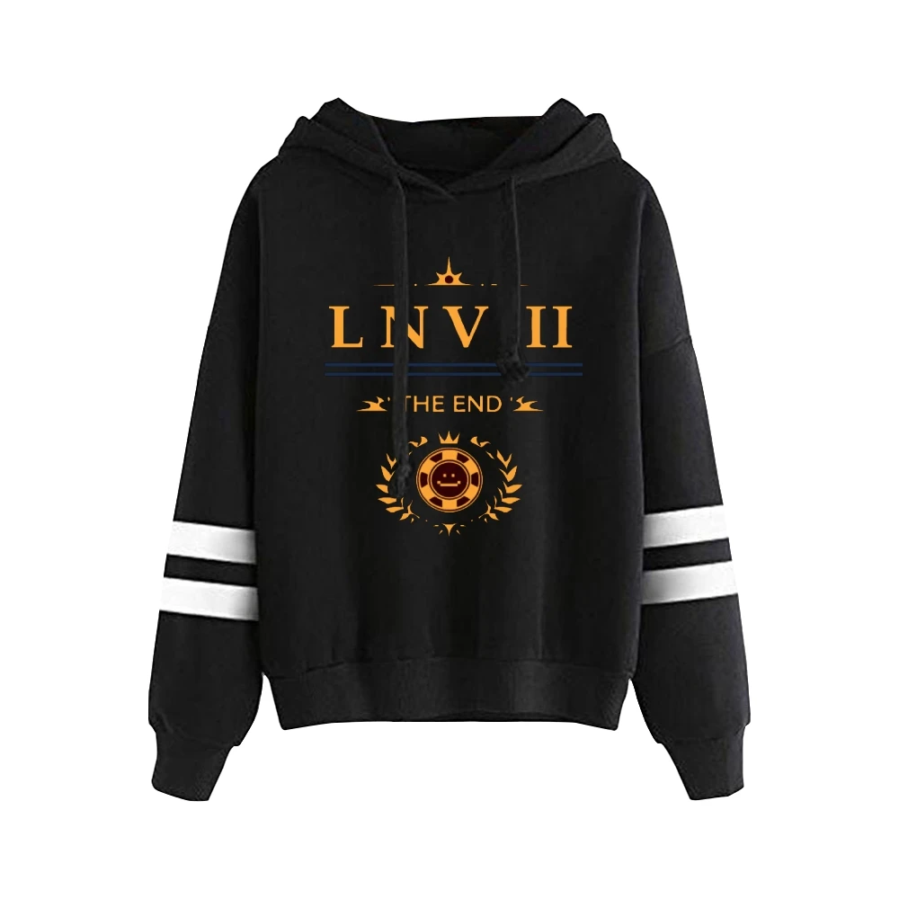 

2026 Quackity The End of Las Nevadas Merch Unisex Pocketless Parallel Bars Sleeve Sweatshirts Women Men Hoodies Couple Clothes